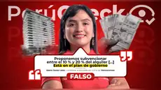 La candidata a diputada María Jesús León afirmó que el plan de gobierno de Venceremos propone subvención de alquileres, pero no es así