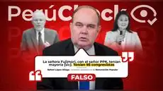 Es falsa la afirmación de Rafael López Aliaga sobre la cantidad de fujimoristas en el Congreso de 2016