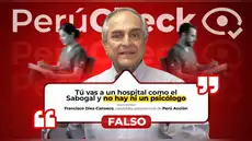 Es falso que en el Hospital Nacional Alberto Sabogal Sologuren no haya ni un psicólogo, como indicó el candidato Francisco Diez-Canseco