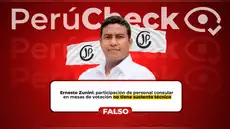 La normativa electoral sí permite que personal de Cancillería integre mesas de sufragio en el extranjero