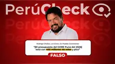 Es falso que el Gobierno Regional de Puno reciba un presupuesto de solo S/400 millones